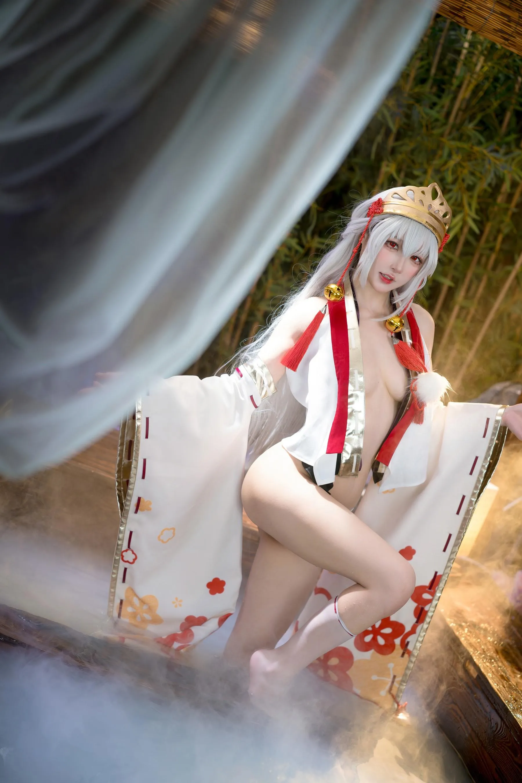 阿包也是兔娘 – NO.83 巫女浴池 [59P]插图4